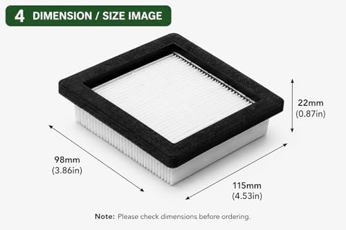 Replacement of Proteam Commercial-Grade HEPA Media Exhaust Filter for ProTeam GoFit Commercial Backpack Vacuum Cleaners #844488 - Image 3