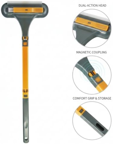 for Home Windows and Car Windshields: Double-Sided Magnetic Glass Cleaner Wiper Tool (1 Piece) - Image 6