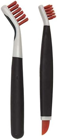 OXO Good Grips Deep Clean Brush Set, Orange, Blue by Unknown