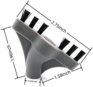 Sionlan 6 Pack for Bissell SteamShot Hard Surface steam Cleaner 39N7A 39N7V 39N7H 2994B Replacement Parts (3 Hard Brushes + 1 Wall Crevice Brush + 2 Multi-Surface Tools)… - Image 3