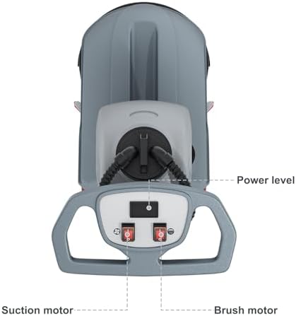 16'' Compact Walk Behind Floor Scrubber Machine - Image 5