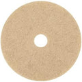 3M Natural Blend Tan Pad 3500, 18", 5/Case, Use for High Speed Burnishing on Harder Finishes and High Traffic Conditions by 3MIndustrial