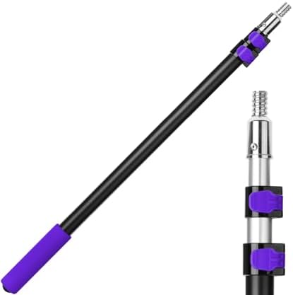 Bates- Telescopic Extension Pole, 6 Ft, Aluminum Alloy, Sturdy Multi-Purpose Extension Pole with Flip-Lock Design for Painting, Dusting and Cleaning by BatesChoice