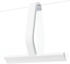dancemoon JustHang Shower Squeegee with Built-in Hook, 10-Inch White by dancemoon