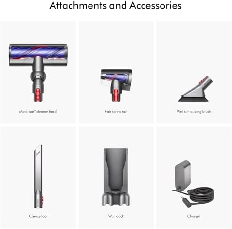 Dyson V8 Plus Cordless Vacuum, Cleans Hard Floors and Carpets, Detangles, Converts to Handheld, 115AW, 2 Power Modes, Up to 40 Minutes¹ - Image 3