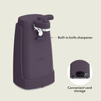 bella Electric Can Opener, Automatic One-Touch, Plum - Image 2