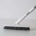 Grout Brush Scrubber with 51.2" Long Extendable Telescopic Handle Cleaning Brush with V-Shaped Bristles Built Scrub Brush Perfect for Bathroom,Kitchen,Tub,Tile,Hard-to-Reach Corners by BEEY