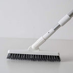 Grout Brush Scrubber with 51.2" Long Extendable Telescopic Handle Cleaning Brush with V-Shaped Bristles Built Scrub Brush Perfect for Bathroom,Kitchen,Tub,Tile,Hard-to-Reach Corners by BEEY