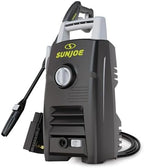 Sun Joe Electric Pressure Washer with Powerful Motor for Cars/Fences/Patios/All Uses, Safety First GFCI Power Cord, Adjustable Spray Wand & Total Stop System, 20-Foot Hose, Black, SPX205E-XT by SunJoe