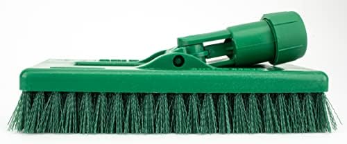 SPARTA 3638831EC09 Polyester Rectangle Scrub Brush, Floor Brush, Cleaning Brush With Swivel Head For Cleaning, 8 Inches, Green - Image 2