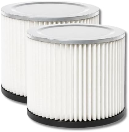 VacBagsUSA VF2007 Cartridge Filter Compatible with Shop-Vac 90304, 2pk by HomeKleen360