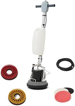 17in Floor Scrubber & Floor Cleaning Machine, Heavy-Duty Buffer,A148 by Unknown