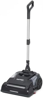 Battery Powered Walk Behind Mini Automatic Floor Scrubber Machine – Compact & Portable, 14” Cleaning Width, 75-Minute Runtime, 350 RPM – Ideal for Small Commercial Spaces, Offices, Retail & More by DapperSupply
