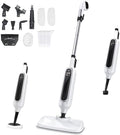 12-in-1 Steam Mop, Detachable Handheld Steam Cleaner for Home, 23FT Cord by RvwsxSprinklerTimer