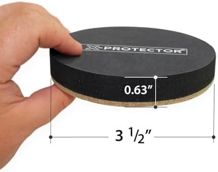Felt Furniture Sliders Hardwood Floors X-PROTECTOR – 16 PCS 3 1/2" - Image 2