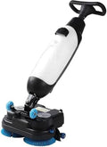 Industrial Floor Buffer Machine Commercial Floor Scrubber 360° Flexible Control 240 rpm Basic Speed 1200 sq.m/hr Efficiency 43-56db low Noise easy Maintenance for Offices Malls Warehouses White by Unknown