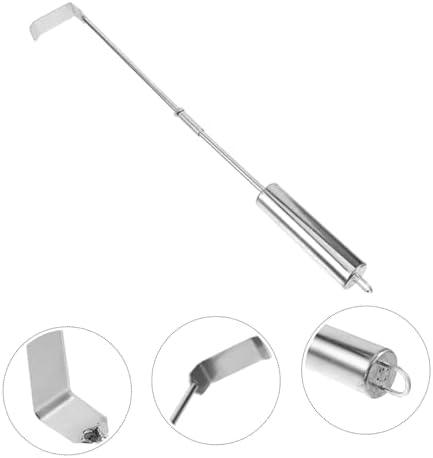 LIFKOME Oven Cleaning Rake for Grill Coal Ash Shovel BBQ Grill Ash Remover Easy Hanging Kitchen Cleaning Tool - Image 4