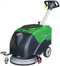Walk-Behind Commercial Floor Scrubber Machine, 16″ Cleaning Width, Battery Powered Scrubber Dryer with 9 Gal Tank for Warehouse, Retail & Facility Cleaning (US-TX-SC16) by Texlift