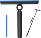 Shower Squeegee for Glass Doors, Squeegee with Long Handle, Telescoping Squeegee for Shower, Extendable Window Cleaner Tool for Car Windows, Tile Walls, Sliding Door, Shower Glass Door by EHOMGUI