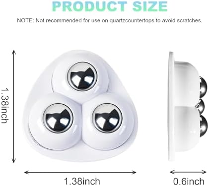 Self Adhesive Appliance Sliders 8 Pack Kitchen & Furniture Rollers - Image 5