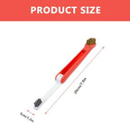 2pcs Multifunction Kitchen Cleaning Brush Hood Steel Wire Tool Orange - Image 2