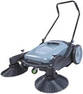 Floor Sweeper Walk-Behind,Pull or Push,41" 55L,Industrial-Commercial Grade by bwoopop