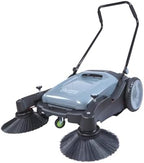Floor Sweeper Walk-Behind,Pull or Push,41" 55L,Industrial-Commercial Grade by bwoopop