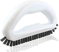 Grout Brush with Stiff Nylon Bristles, Heavy Duty Hand Grout Scrub Brush for Cleaning Baseboards, Floor, Corners, Tiles, Shower, Bath Tub, Floor, Tiles and Other Surfaces by TheCrownChoice