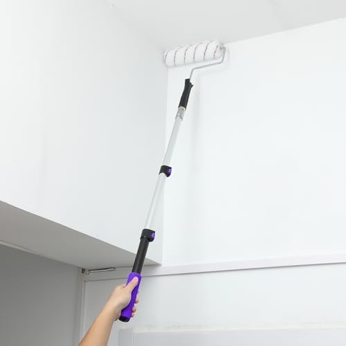 Bates- Telescopic Extension Pole, 3 Ft, Aluminum Alloy, Sturdy Multi-Purpose Extension Pole with Flip-Lock Design for Painting, Dusting and Cleaning - Image 5