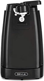 bella Electric Can Opener and Knife Sharpener, Black by bella
