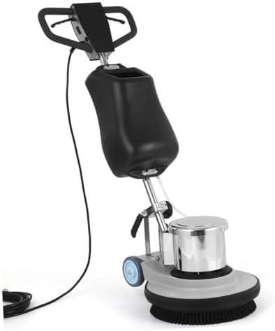 Commercial Floor Scrubber Machine with 3 Brushes, 17" Heavy Dut by Unknown