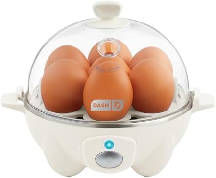 Dash Rapid Egg Cooker, 7 Hard Boiled Eggs, Cream by Dash
