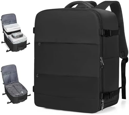 coofay Large Vacuum Backpack Travel with Pump Vacpack Travel Backpack with Vacuum System Compression Backpacks for Travel Easy Vac Pack Carry on Luggage by coofay