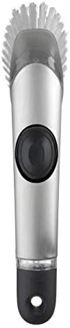 OXO Steel Soap Dispensing Dish Brush, Dish Brush with Handle for Pans, Sink by Unknown