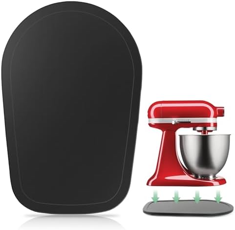 Mixer Slider Compatible with Kitchen aid Mini 3.5 Qt Tilt-Head Stand Mixe - Kitchen Countertop Storage Mover Sliding Caddy for Kitchen Aid Artisan Mixer (3.5 QT - Black) by Sun3drucker