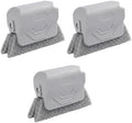 Runsgo Window Track Cleaner, Handheld Cleaning Brush Set, for Window Slides Grooves, Tile Grout Lines, Shutter Slats, Car Ac Vents & Narrow Gaps (Gray 3pcs) by Runsgo