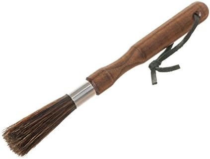 Redecker Natural Pig Bristle Espresso Maker Brush with Oiled Thermowood Handle, 8-1/8-Inches by Redecker