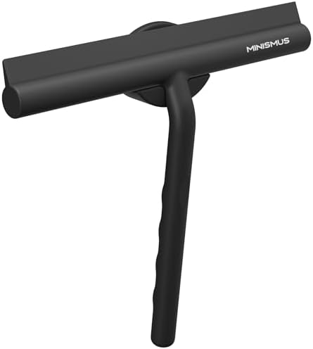 Minismus Silicone Shower Squeegee with Magnetic Mount, Shower Glass Cleaner by Minismus