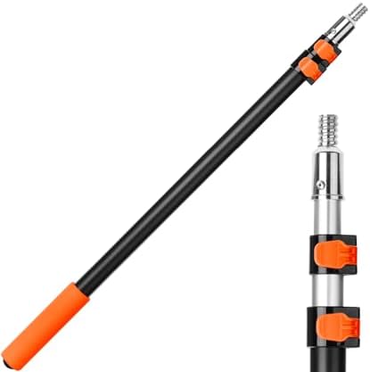 Bates- Telescopic Extension Pole, 6 Ft, Aluminum Alloy, Sturdy Multi-Purpose Extension Pole with Flip-Lock Design for Painting, Dusting and Cleaning by BatesChoice