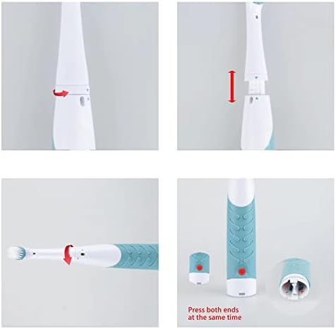 Electric Cleaning Brush with 4 in 1 Multiple Brush Heads, Indoor Household Cordless Motorized Brush for Bathroom Toilet Kitchen Tile Crevice - Image 3