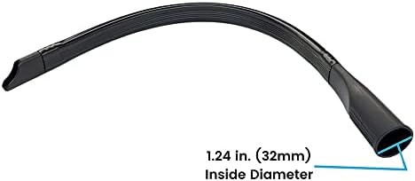 Wessel-Werk Flexible Crevice Tool Vacuum Attachment, 23-inch long Ultra Flexible Crevice Tool, fits 1.25 inch (32mm) - Image 2