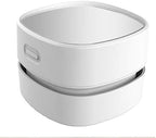 ODISTAR Mini Desktop Vacuum Cleaner for Table Dust (White AA Battery) by ODISTAR