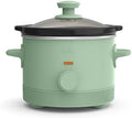 bella 1.5qt Non-Toxic Manual Slow Cooker with 3 Heat Settings, Seaglass by bella