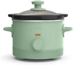 bella 1.5qt Non-Toxic Manual Slow Cooker with 3 Heat Settings, Seaglass by bella
