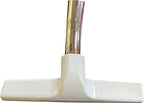 32mm (1 1/4") Horse Hair Metal Neck Floor Brush, 10" Wide Head (White) - Image 4