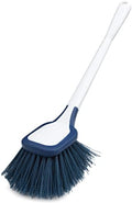 Unger EZ Reach Shower Tub and Tile Scrub Brush, Crevice Bathroom Cleaning Supplies, Non-Scratch Scrubber Tool for Showers, Fixtures, Bathtubs, Drains, Grout, and Marble by Unger