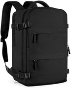 coofay Large Black Travel Backpack For Women Men Airline Approved Carry On Backpack Flight Approved Waterproof Sports Luggage Backpacks Casual Daypack Small Hiking Backpacks by coofay