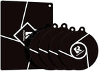 5 Pcs Silicone Induction Cooktop Protector Cover Mat - (Magnetic) Induction Stove Protector, Multifunctional Silicone Mats (2 * 7.9" & 2 * 9.45" & 1 * 10.2x13.7) by KitchenRaku