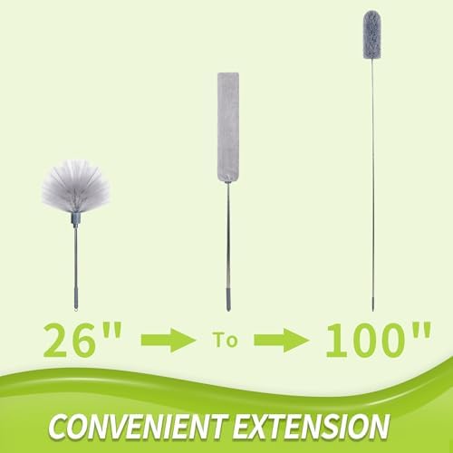 IVYROLL Under Appliance Cleaning Tool with Extension Pole - Image 7