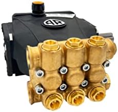 Annovi Reverberi RCA25G25N Solid Shaft N Version Replacement Commercial Pump. 2500 PSI, 2.5 GPM, 170 Bar, 1750 RPM, 24mm Solid Shaft, Forged Brass Head, Aluminum Connection Rods, Triplex Plunger Pump - Image 3